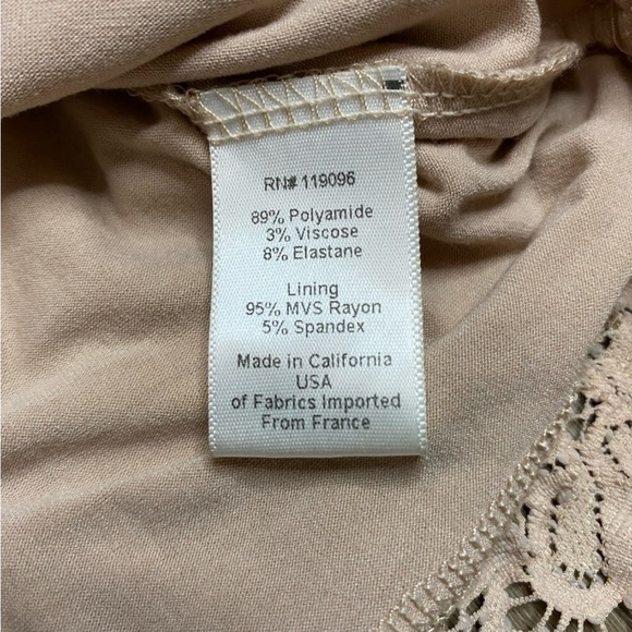 NIGHTCAP Dixie Deep V Top in Nude - Picture 11 of 12